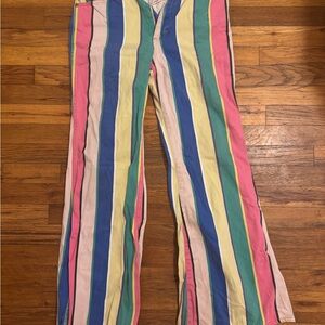 Wrangler High Rise Striped Jeans - Multicolor